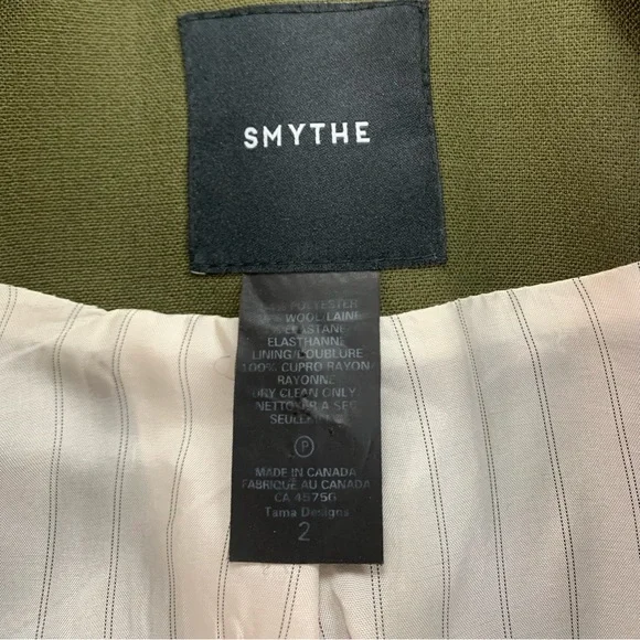 Smythe Green Blazer Size 4 - Picture 4 of 4